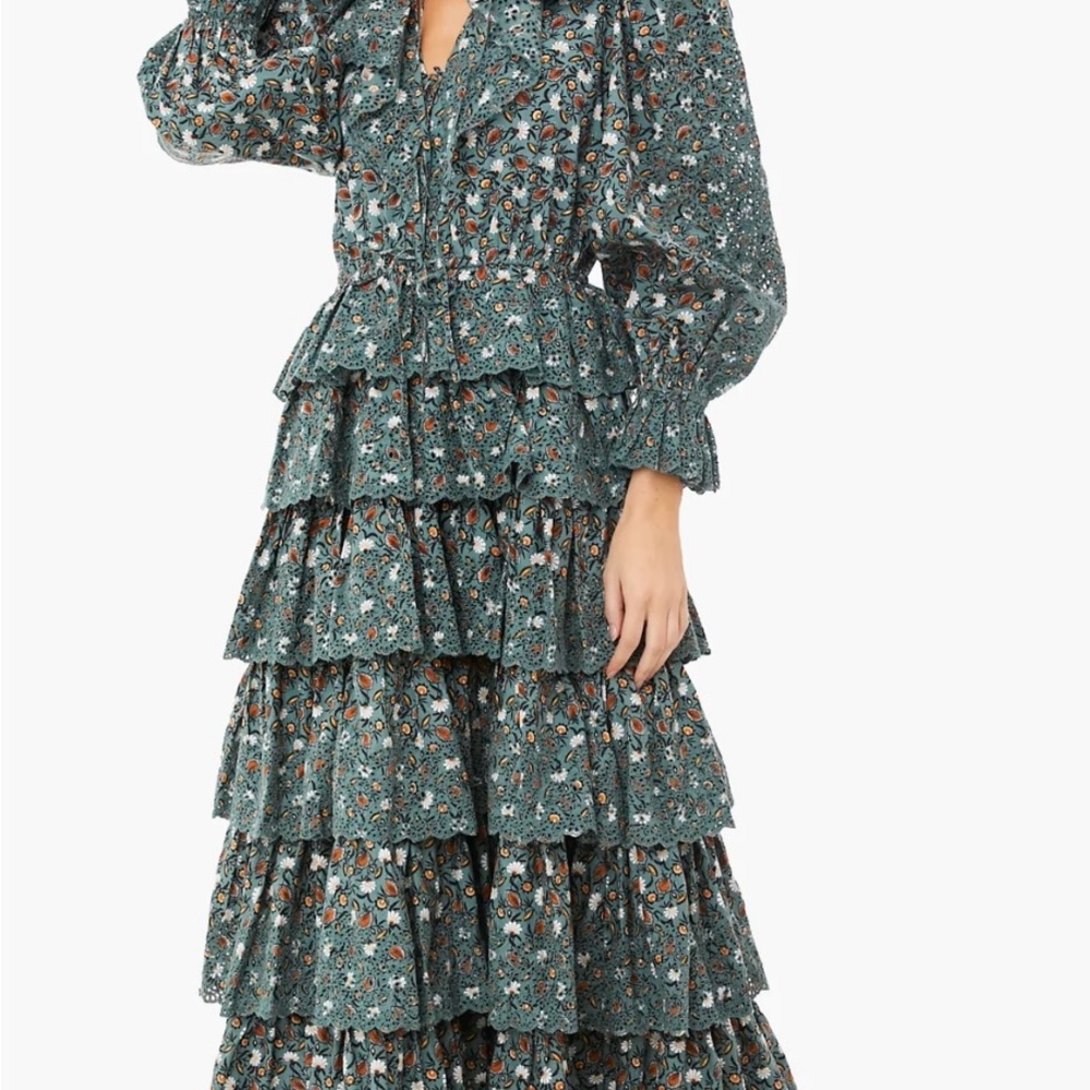 Ulla Johnson Odile Ruffle Maxi Dress